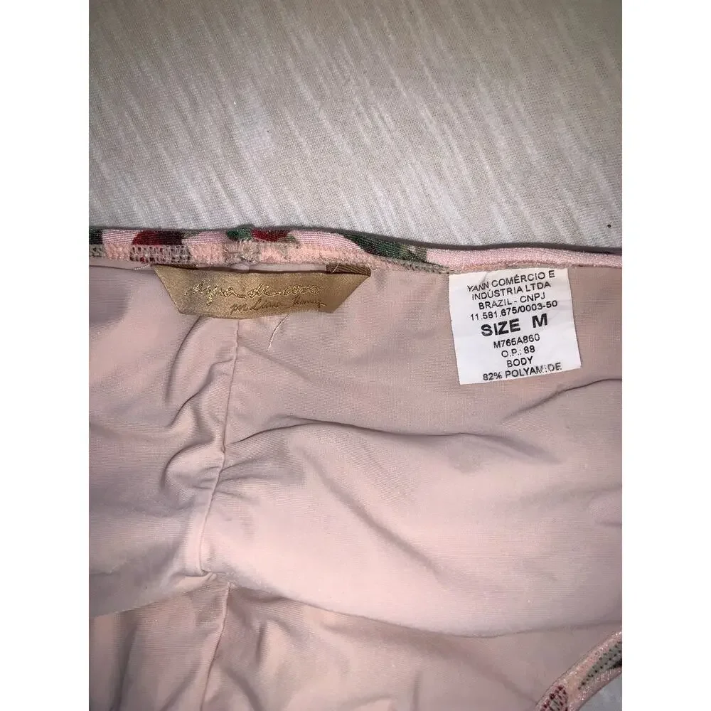 Agua de Coco Pink Berry One Piece bikini Size Medium - Picture 6 of 6